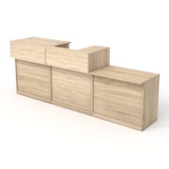 Комплект прилавков и кассовых столов Эксперт №3, Дуб Сонома