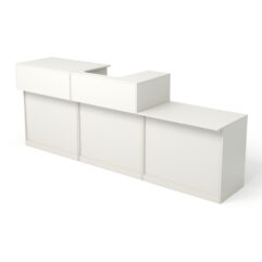 Комплект прилавков и кассовых столов Эксперт №3, Белый