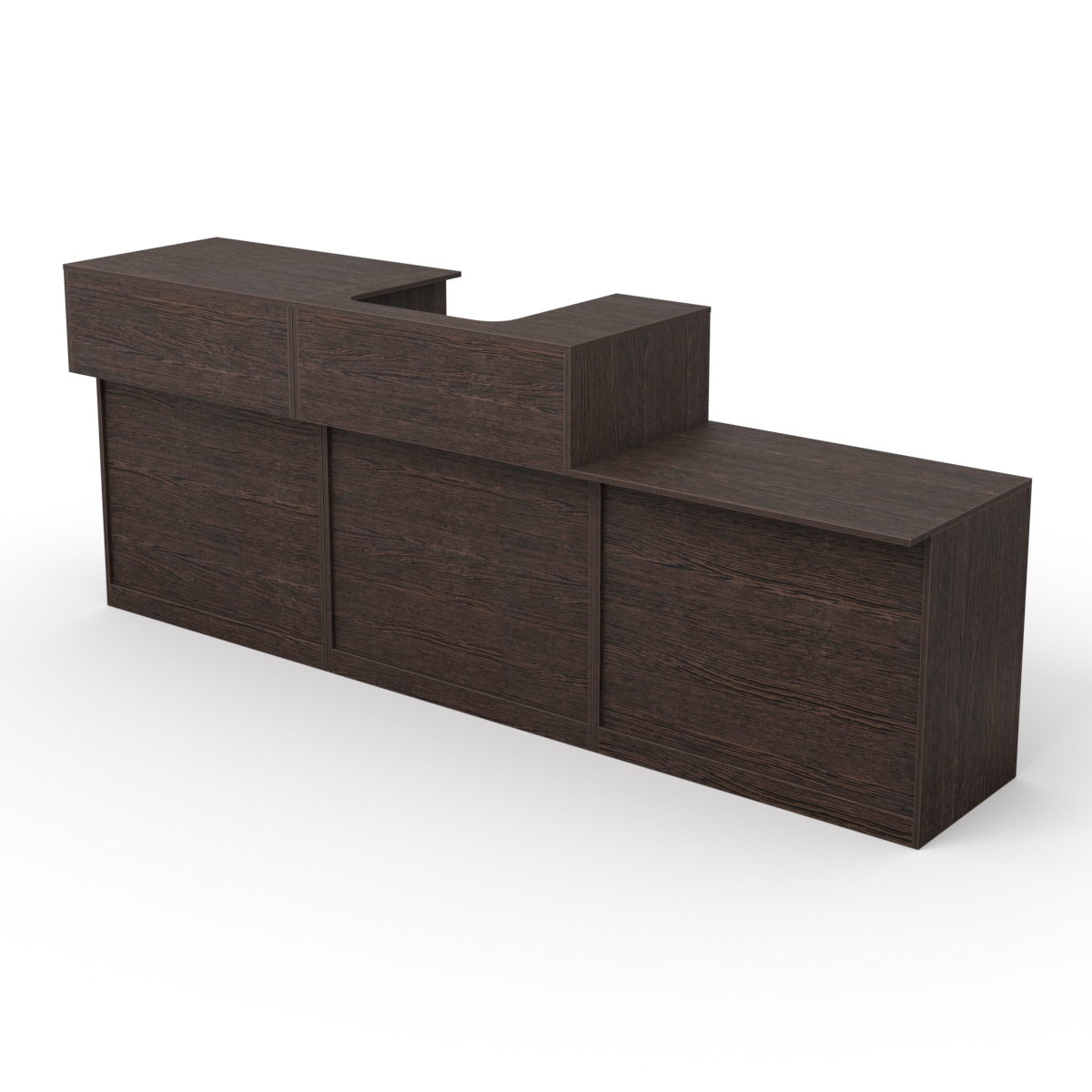 Комплект прилавков и кассовых столов Эксперт №3, Дуб Венге