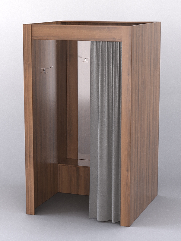 Примерочная МОДЕРН №1А, Орех