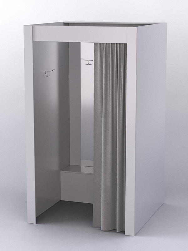 Примерочная МОДЕРН №1А, Серый