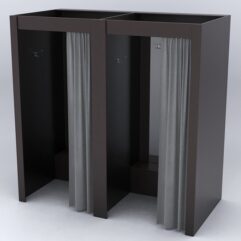 Комплект примерочных МОДЕРН №1, Дуб Венге