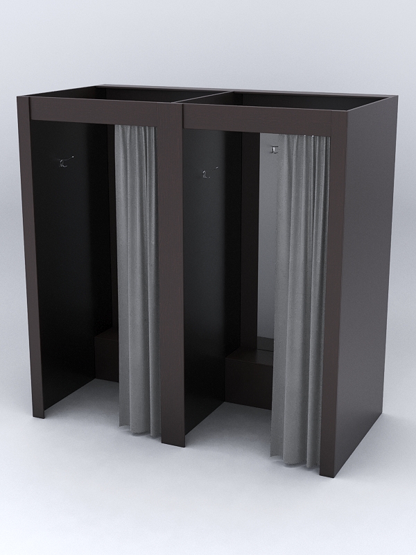 Комплект примерочных МОДЕРН №1, Дуб Венге