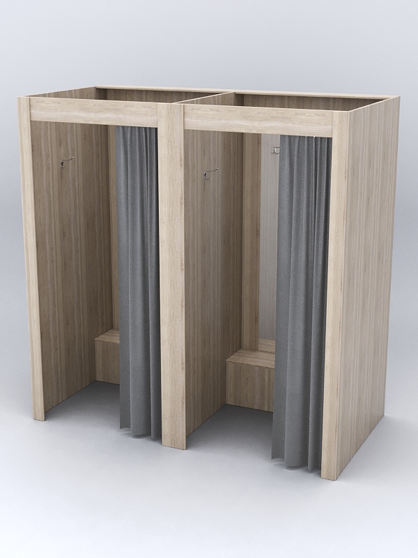 Комплект примерочных МОДЕРН №1, Дуб Сонома