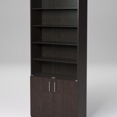 Стеллаж ДОМАШНИЙ для книг №1, Дуб Венге