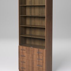 Стеллаж ДОМАШНИЙ для книг №2, Орех