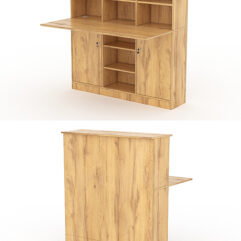 Модуль с царгой и столешницей СТАЙЛ №3В, Дуб Золотистый