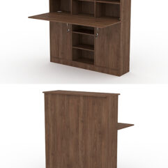 Модуль с царгой и столешницей СТАЙЛ №3В, Орех