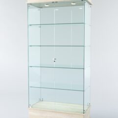 Витрина ФАНТАЗИЯ №1-1 (задняя стенка - стекло), Дуб Сонома