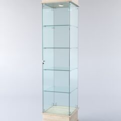 Витрина ФАНТАЗИЯ №3-1 (задняя стенка - стекло), Дуб Сонома