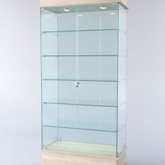 Витрина ФАНТАЗИЯ №4-1 (задняя стенка - стекло), Дуб Сонома