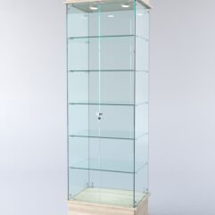 Витрина ФАНТАЗИЯ №5-1 (задняя стенка - стекло), Дуб Сонома