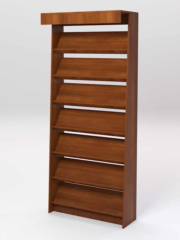 Стеллаж под книги №3, Орех