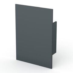 Заглушка фасада кассового стола РИВЬЕРА, Темно-Серый