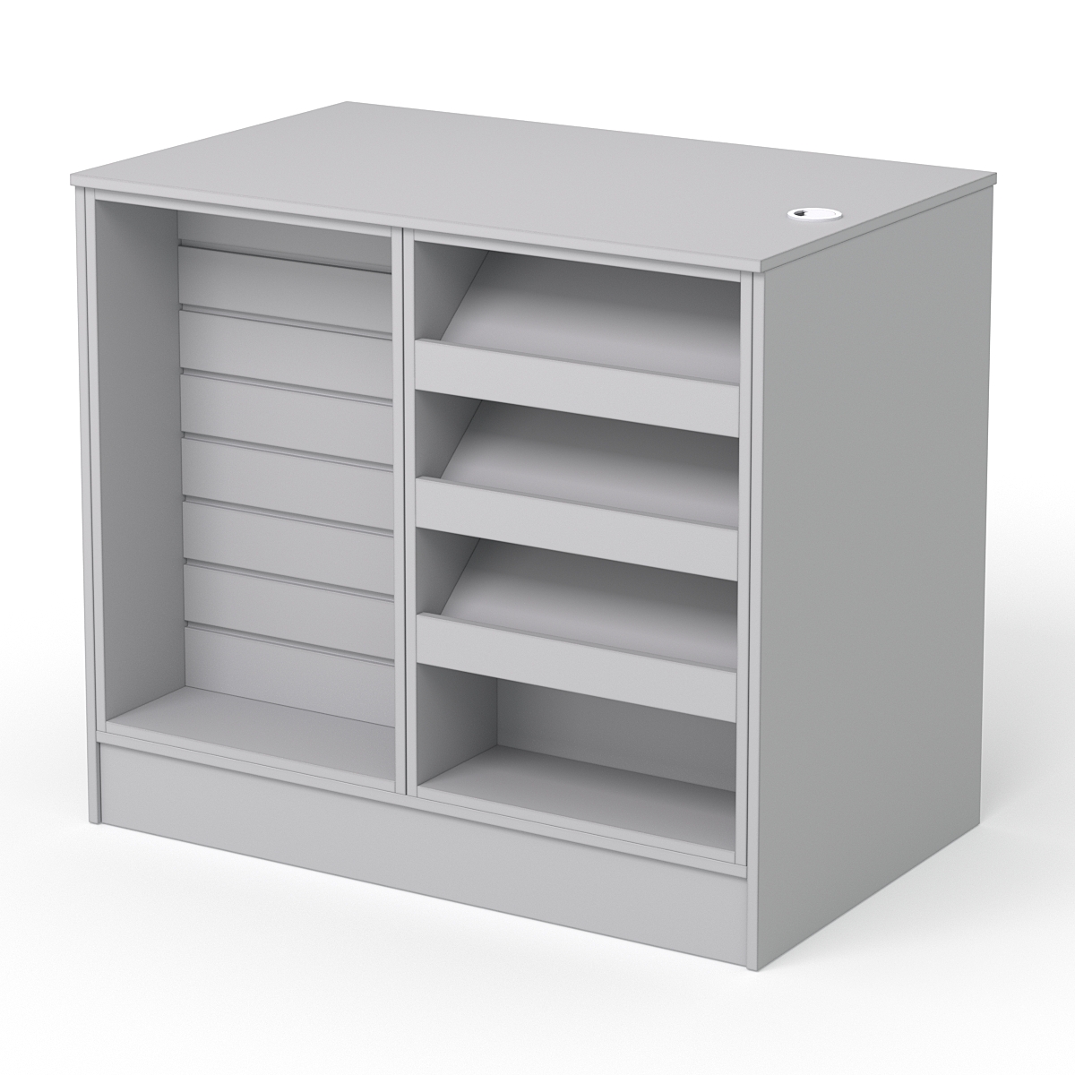 Кассовый стол РИВЬЕРА №1, Серый