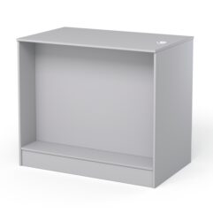 Каркас кассового стола РИВЬЕРА на 2 модуля, Серый