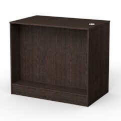 Каркас кассового стола РИВЬЕРА на 2 модуля, Дуб Венге