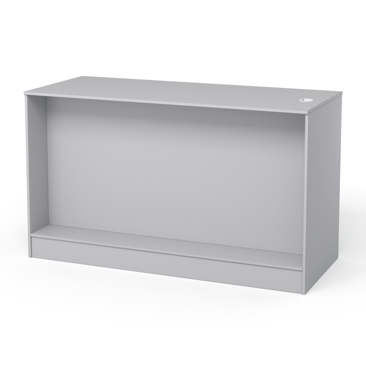 Каркас кассового стола РИВЬЕРА на 3 модуля, Серый