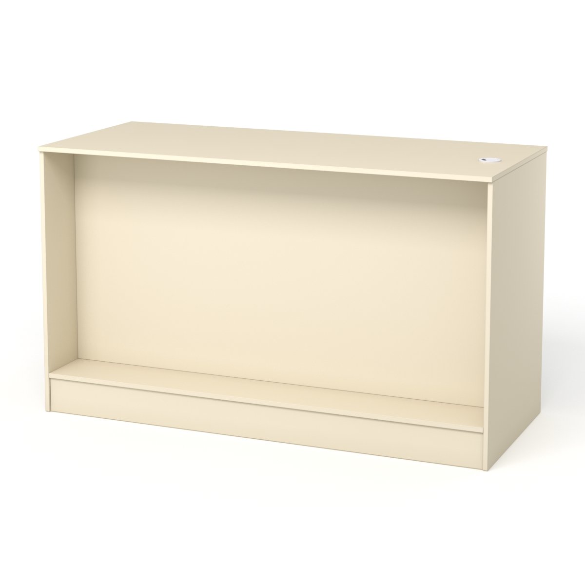 Каркас кассового стола РИВЬЕРА на 3 модуля, Крем Вайс