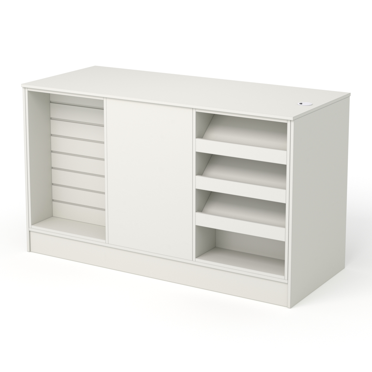 Кассовый стол РИВЬЕРА №3, Белый