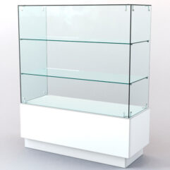 Прилавок для профессиональной косметики для волос АЛЬТЕРНА №3 правосторонний, Белый