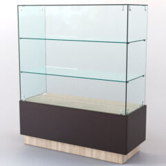 Прилавок для профессиональной косметики для волос АЛЬТЕРНА №3 правосторонний, Дуб Сонома и Дуб Венге