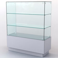 Прилавок для профессиональной косметики для волос АЛЬТЕРНА №3 правосторонний, Серый