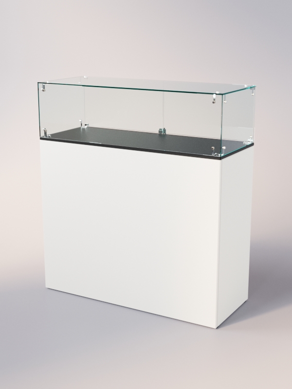 Прилавок для очков ЛОРНЕТ №1, Черный+Белый