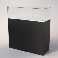 Прилавок для очков ЛОРНЕТ №1, Белый+Черный