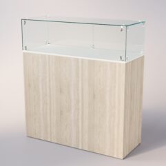 Прилавок для очков ЛОРНЕТ №1, Белый + Дуб Сонома