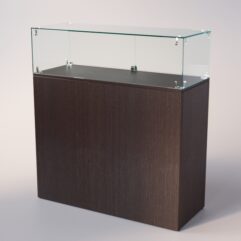 Прилавок для очков ЛОРНЕТ №1, Дуб Венге