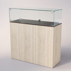 Прилавок для очков ЛОРНЕТ №1, Дуб Венге+Сонома