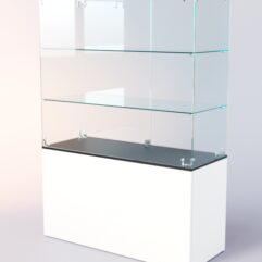 Прилавок для очков ЛОРНЕТ №3, Черный+Белый