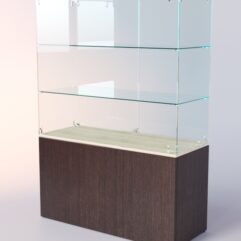 Прилавок для очков ЛОРНЕТ №3, Дуб Сонома + Дуб Венге