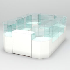 Торговый островок для очков ЛОРНЕТ №1, Белый