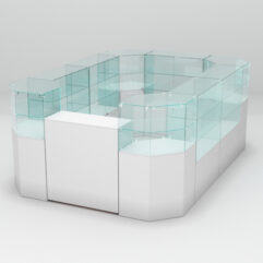 Торговый островок для очков ЛОРНЕТ №1, Серый