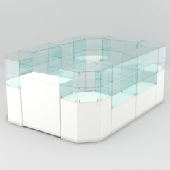 Торговый островок для очков ЛОРНЕТ №2, Белый