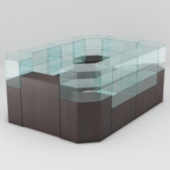 Торговый островок для очков ЛОРНЕТ №2, Дуб Венге