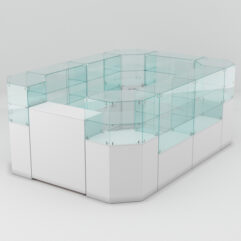 Торговый островок для очков ЛОРНЕТ №2, Серый