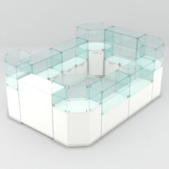 Торговый островок для очков ЛОРНЕТ №3, Белый