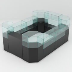 Торговый островок для очков ЛОРНЕТ №3, Черный