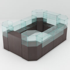 Торговый островок для очков ЛОРНЕТ №3, Дуб Венге