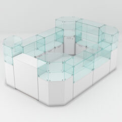 Торговый островок для очков ЛОРНЕТ №3, Серый