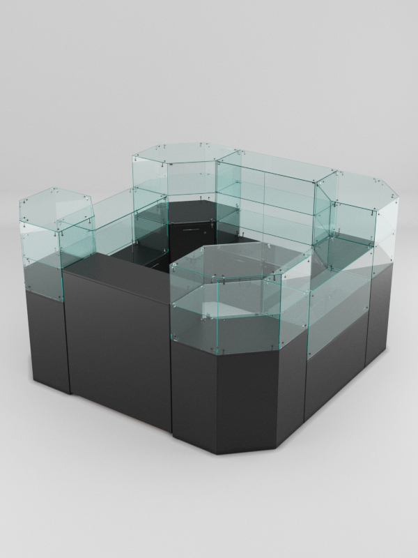 Торговый островок для очков ЛОРНЕТ №5, Черный