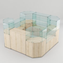 Торговый островок для очков ЛОРНЕТ №5, Дуб Сонома