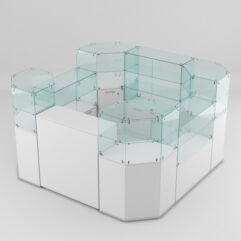 Торговый островок для очков ЛОРНЕТ №5, Серый