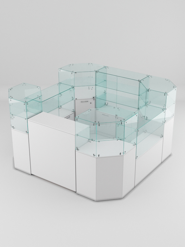 Торговый островок для очков ЛОРНЕТ №5, Серый