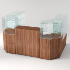 Торговый островок для очков ЛОРНЕТ №6, Орех