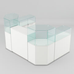 Торговый островок для очков ЛОРНЕТ №7, Белый