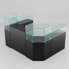 Торговый островок для очков ЛОРНЕТ №7, Черный